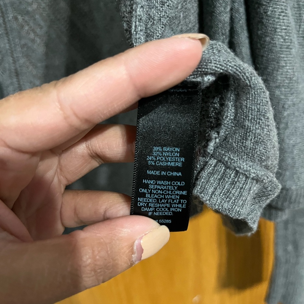 Express gray cardigan - Picture 3 of 5